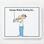 SMOKING FISH MOUSE MATS