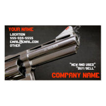 Smoking gun business card