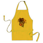 Smoking Jester Skull Aprons