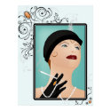 Smoking Lady in the Twenties posters