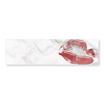 Smoking Lips Bumper Sticker