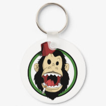 smoking monkey keychains