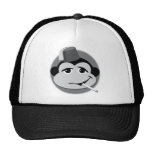 smoking monkey trucker hat