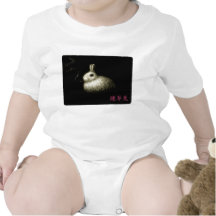 Smoking Rabbit Baby Bodysuits