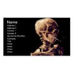 Smoking skeleton by Van Gogh Business Card