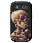 Smoking skeleton by Van Gogh Galaxy S3 Cases