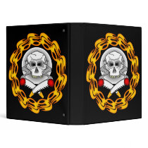 Smoking Skull Avery Binder by sagart1952 Smoking Skull Avery Binder