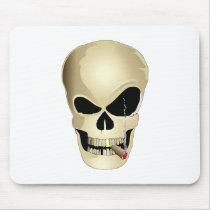 Smoking Skull mousepads