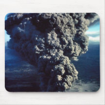 Smoking Volcano Mouse Pad