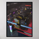 Smoky Game Room Poster