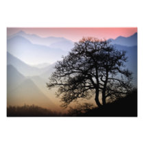 Smoky Mountain Sunset from the Blue Ridge Parkway photography