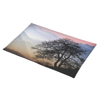 Smoky Mountain Sunset from the Blue Ridge Parkway Placemat