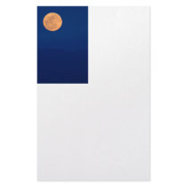 Smoky Mountains Moon Rise Stationery