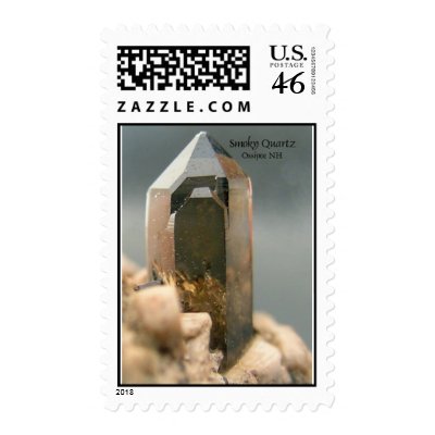 Smoky Quartz  Postage Stamps by Minpics