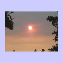 Smoky Sun Postcard by shawke123 Smoky Sun Postcard
