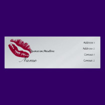Smooch business cards by RLMdesignes Smooch business cards