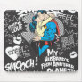Smooch, Smack - Collage Mousepad