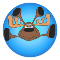 Smooshy the Flying Moose stickers by cimmerrian Smooshy the Flying Moose stickers