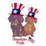 Smooth And Long Haired Dachshund American Pride