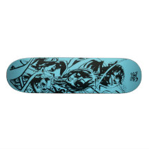 Smooth Blue Skate Deck