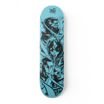 Smooth Blue Skate Deck skateboards by 40ozcomics Smooth Blue Skate Deck skateboards