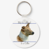 Smooth Collie Best Friend Keychain