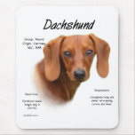 Smooth Dachshund Meet the Breed Mouse Pad