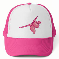 Smooth Fuschia Dragonfly hats by Robbirt Smooth Fuschia Dragonfly hats