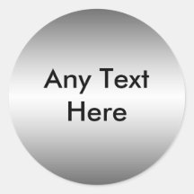 Smooth Metal Look Sticker