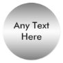 Smooth Metal Plate Sticker