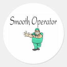 Smooth Operator Round Sticker