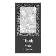 Smooth Pebbles Thank You Photo Greeting Card