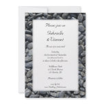 Smooth Pebbles Wedding Invitation