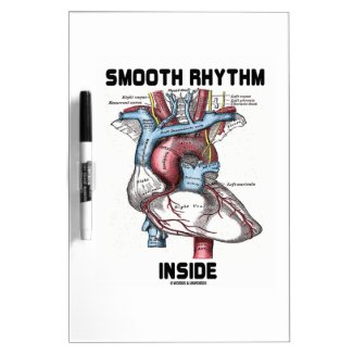 Smooth Rhythm Inside (Medical Anatomical Heart) Dry-Erase Boards
