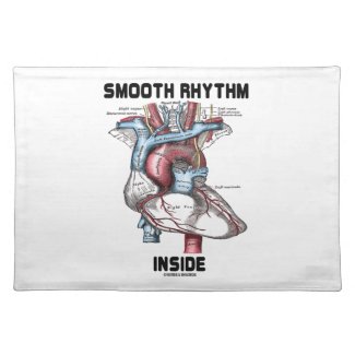 Smooth Rhythm Inside (Medical Anatomical Heart) Place Mats