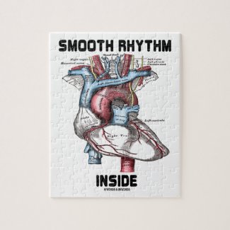 Smooth Rhythm Inside (Medical Anatomical Heart) Puzzle