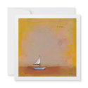 Smooth Sailing - beauty peace calm modern art invitation