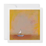 Smooth Sailing - beauty peace calm modern art Custom Announcement
