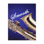 Smooth Saxophone Postcard