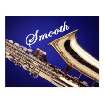 Smooth Saxophone Postcard