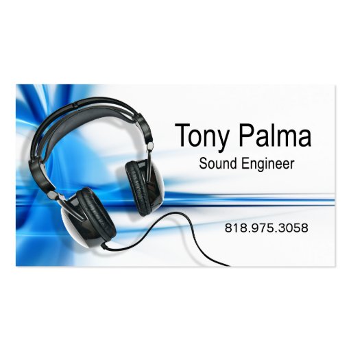 Smooth Sound Engineer - Music Business Card