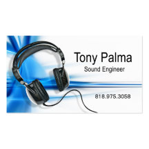 Smooth Sound Engineer - Music Business Card
