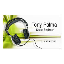 Smooth Sound Engineer - Music Business Card