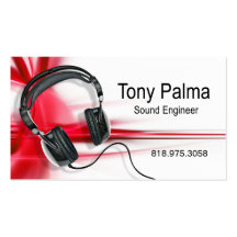 Smooth Sound Engineer - Music Business Card