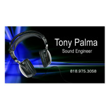 Smooth Sound Engineer - Music Business Card