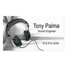 Smooth Sound Engineer - Music Business Card