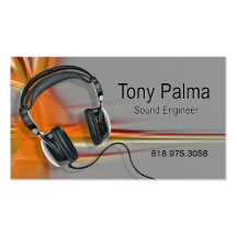 Smooth Sound Engineer - Music Business Card
