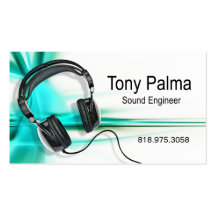 Smooth Sound Engineer - Music Business Card
