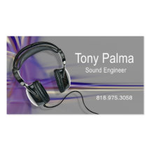 Smooth Sound Engineer - Music Business Card