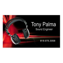 Smooth Sound Engineer - Music Business Card